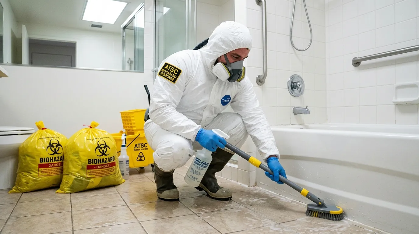 Decontamination equipment deployed for Blood Cleanup in Ilchester